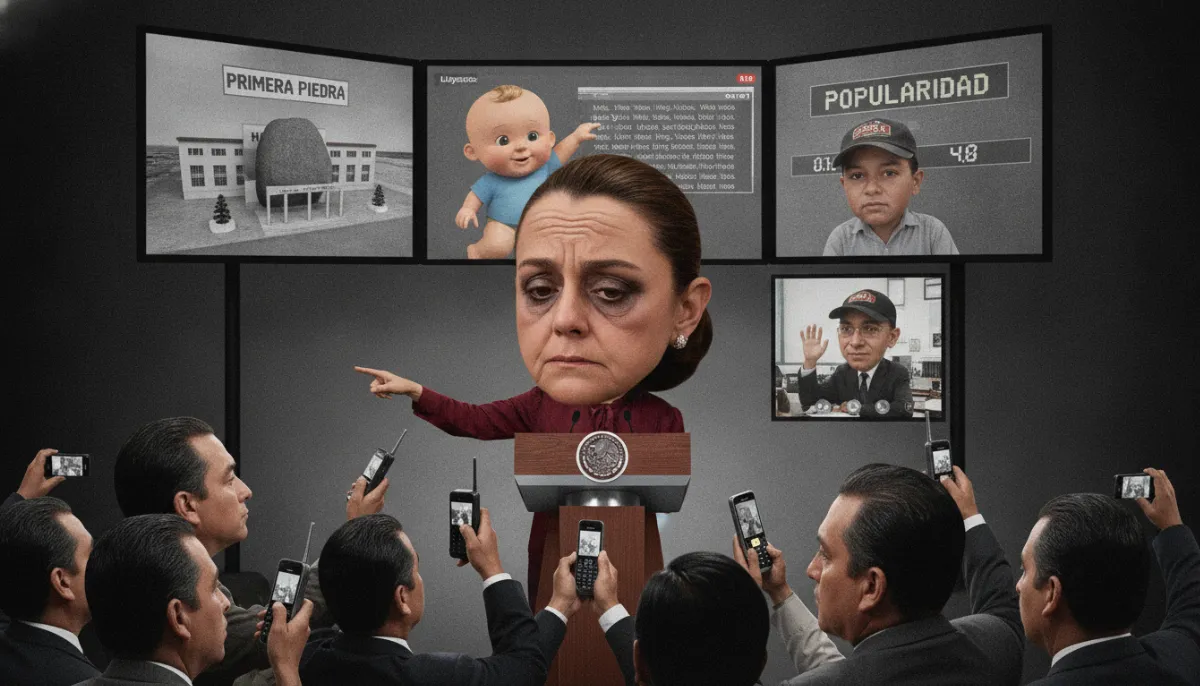 Caricatura: Scroll infinito, becas por orden alfabético y un hospital tipo 'La Raza, más o menos'