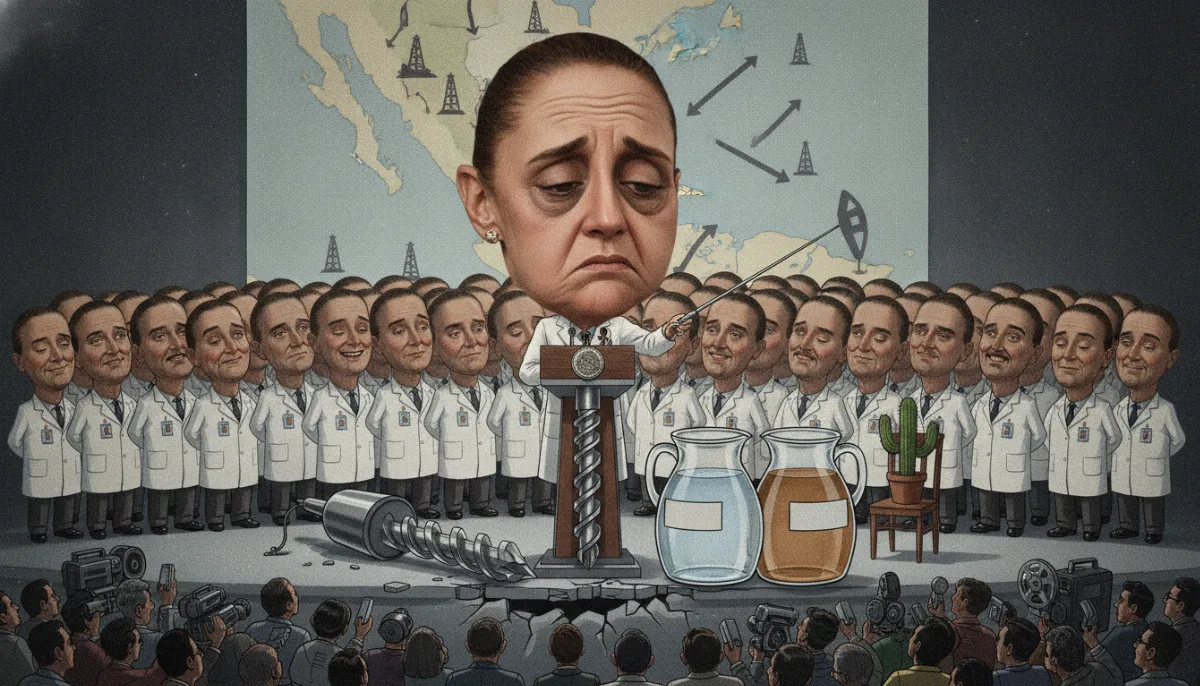 Caricatura: Fracking, pero llámalo 'aprovechamiento no convencional' (y otras poesías del subsuelo)