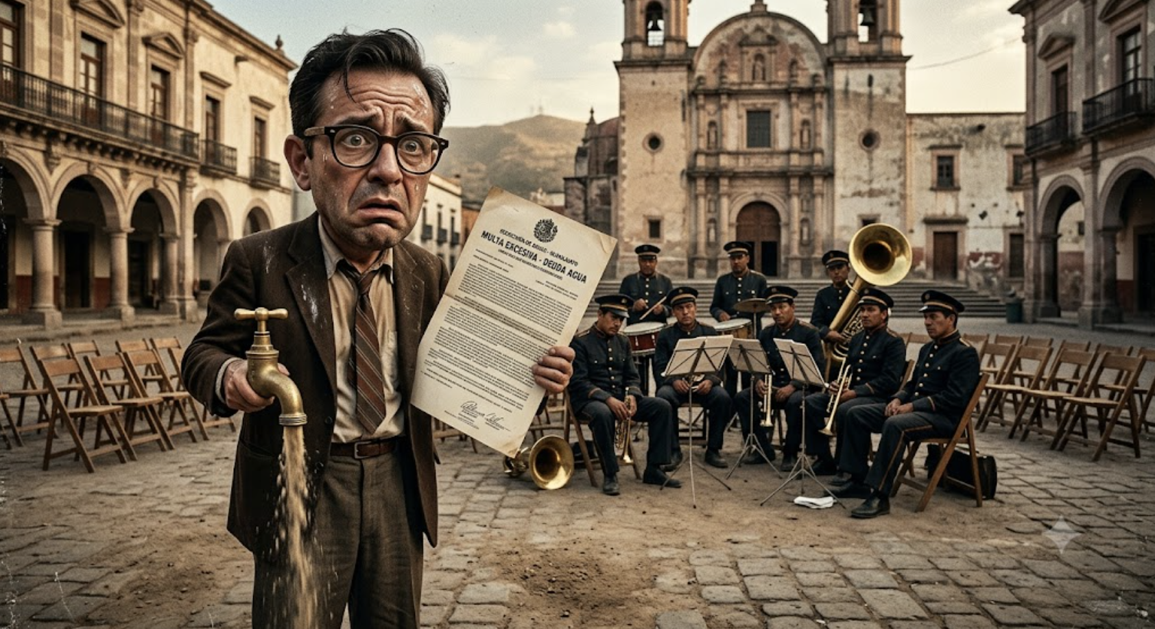 Feliz Día del Padre: aquí tiene su multa de 5,800, su agua con arena y una banda que no prendió
