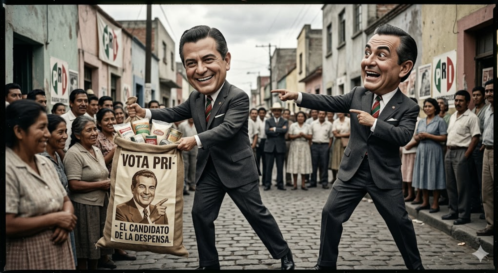 El PRI descubre el agua tibia: político se toma fotos con apoyos públicos