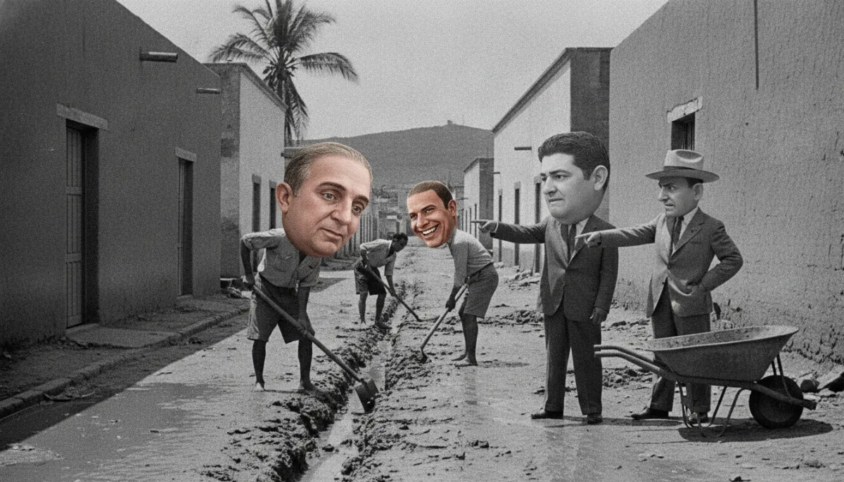 En Lo de Marcos ya inventaron la obra pública sin gobierno: pala, vecino y ganas
