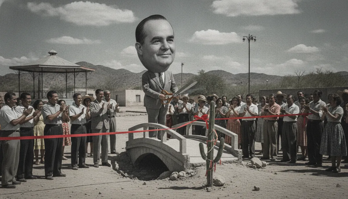 Un puente, mil fotos: la capital descubre el arte de inaugurar en serie