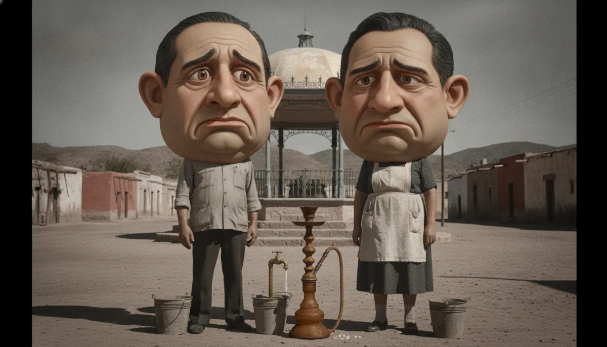 No hay agua, pero el chisme corre a chorros