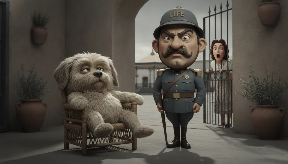 Junior, el perro con más seguridad que tu colonia