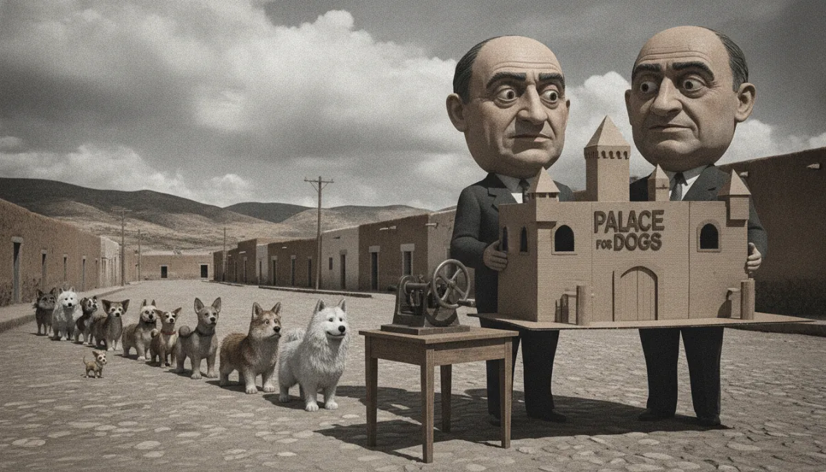 Utopía canina en construcción, plataforma de adopción en obra negra