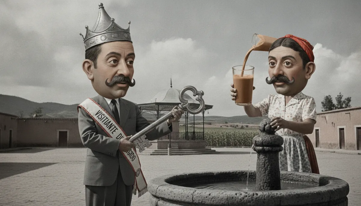 Su Majestad, el mariachi y el agua color champurrado