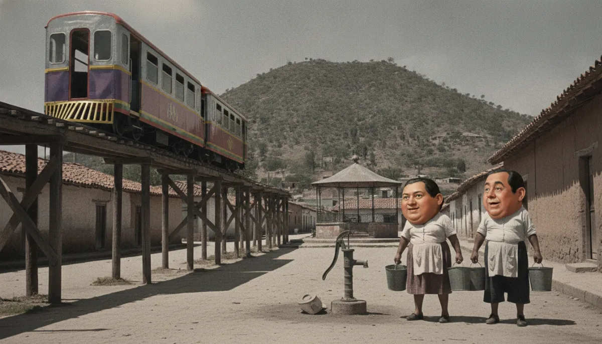 El monorriel ya cruza su puente nuevo; el agua todavía no cruza la llave